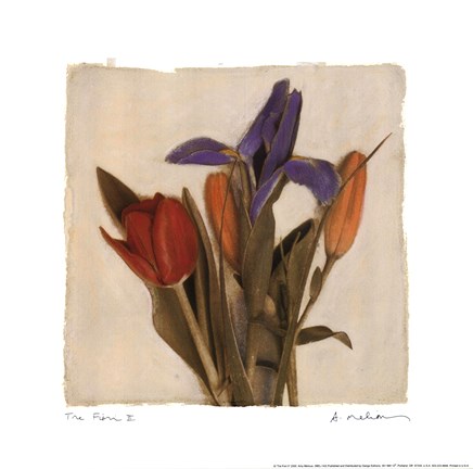 Framed Tre Fiori II Print