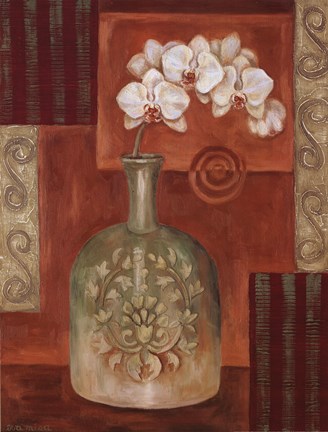 Framed Orchid I Print