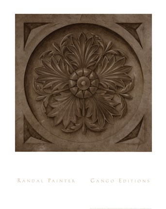 Framed Rosette II Print