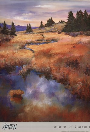 Framed Fall Creek Meadow Print