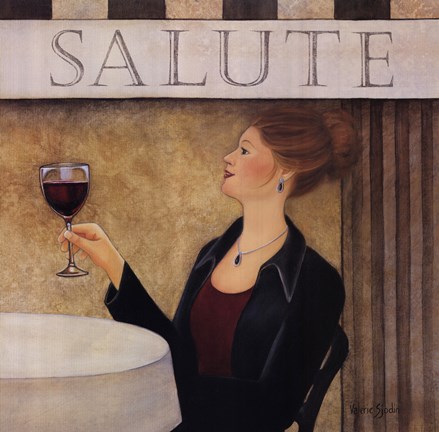 Framed Salute II Print