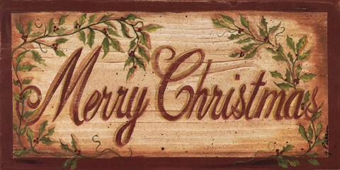 Framed Merry Christmas Print