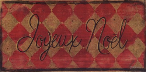 Framed Joyeux Noel Print