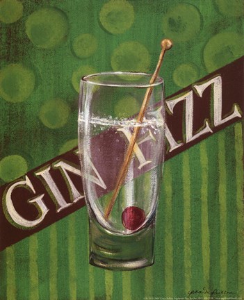 Framed Gin Fizz Print