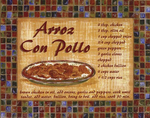 Framed Con Pollo Print