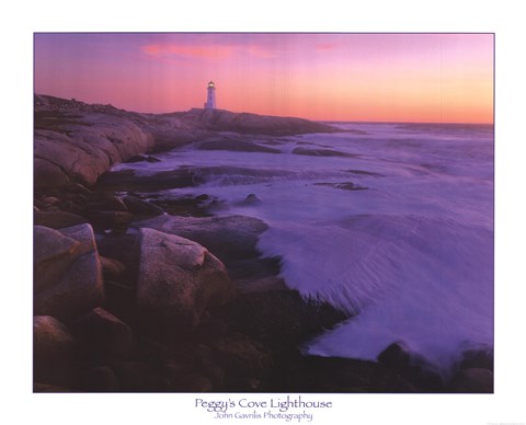Framed Peggy's Cove Print