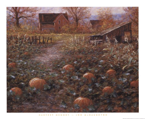 Framed Harvest Memory Print