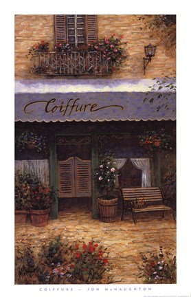 Framed Coiffure Print