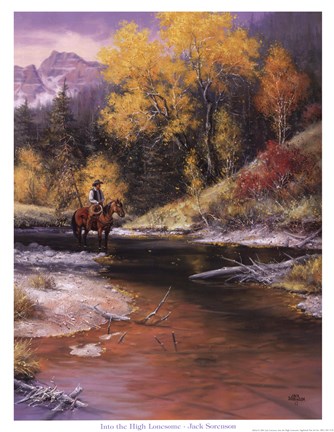 Framed Into the High Lonesome Print