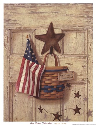 Framed One Nation Under Print