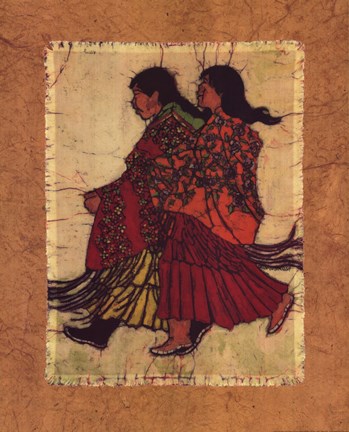 Framed Dancing Colors Print