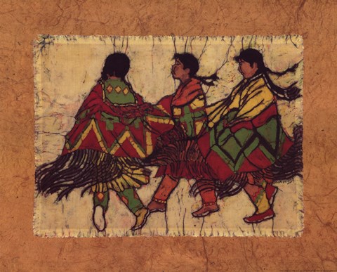 Framed Pow Wow Trio Print