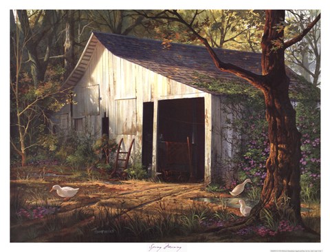 Framed Spring Morning Print