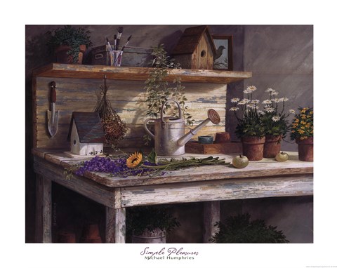 Framed Simple Pleasures Print