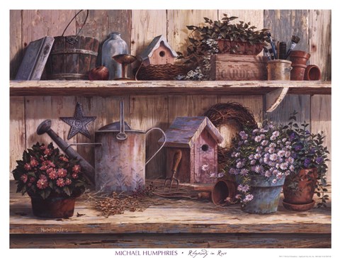 Framed Rhapsody in Rose Print