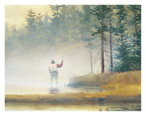 Framed Into the Mist Print