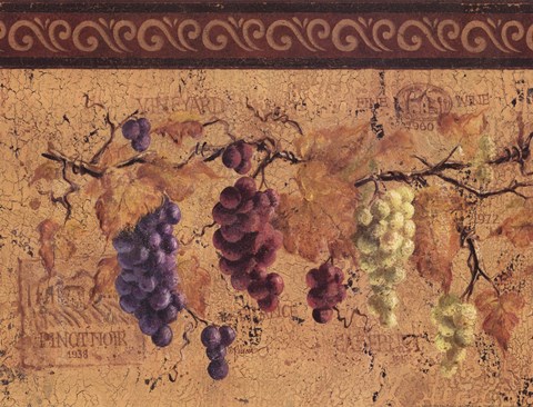Framed Grape Collection Print