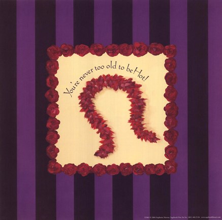 Framed You're Never Too Old Print