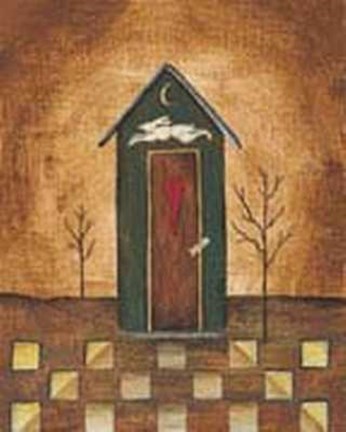 Framed Heart Out House Print