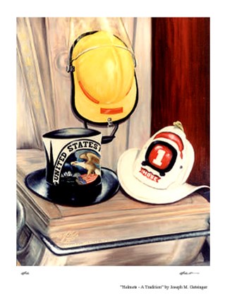 Framed Helmets - A TRadition (Signed &amp; Numbered Limited Edition) Print