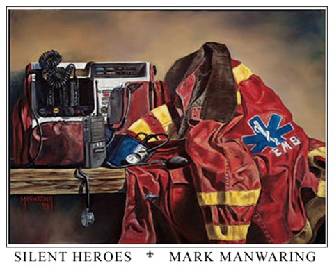 Framed Silent Heros II Print