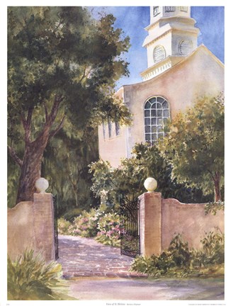 Framed View of St.Helena Print