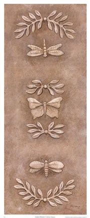 Framed Garden Elements I Print