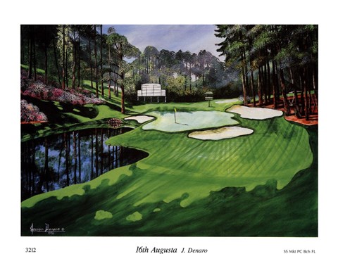 Framed Augusta 16th Print