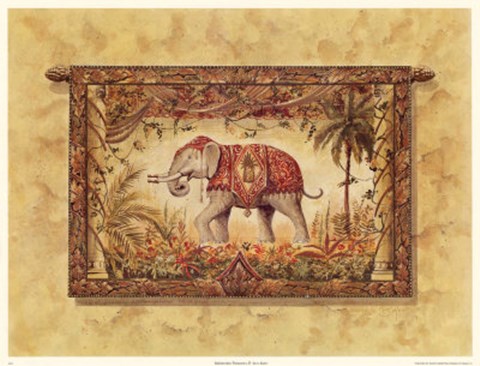 Framed Indonesian Treasures II Print