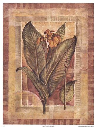 Framed Tropical Splendor I Print