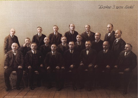 Framed Father, Third from Left Print