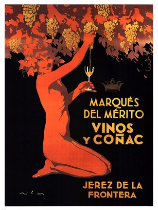 Framed Marques del Merito Print