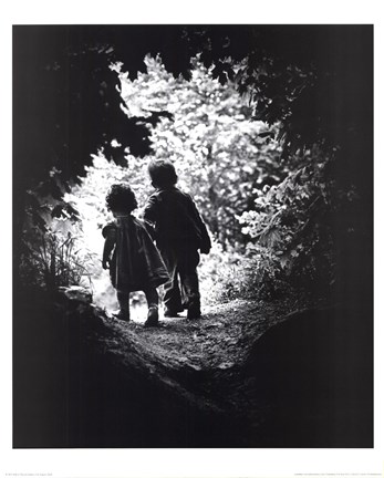 Framed Walk to Paradise Garden Print