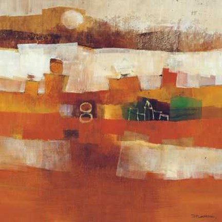 Framed La Ville I Print