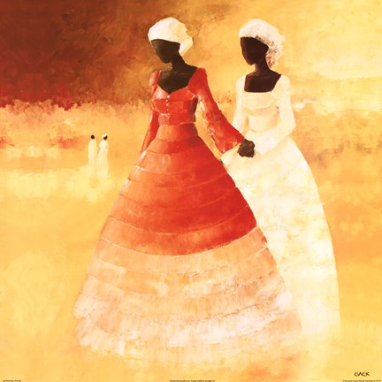 Framed Trois Ilets Print