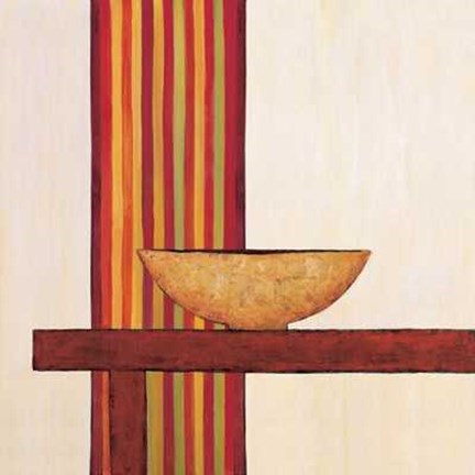 Framed Stripes III Print