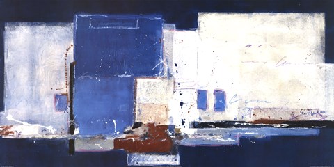 Framed Abstrakt IX Print