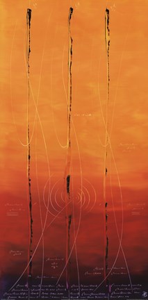 Framed Vibration Universelle III Print