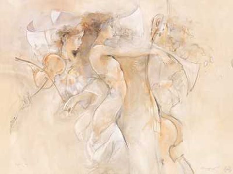 Framed Konzert Print