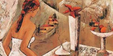 Framed Contemplation II Print