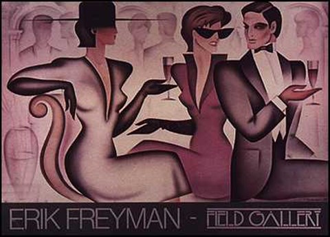 Framed Samedi Soir Print