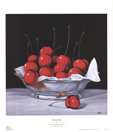 Framed Cherry Bowl Print