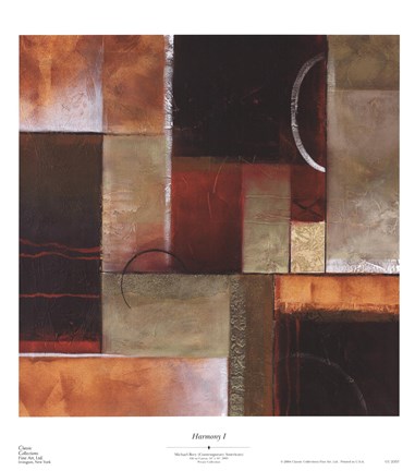 Framed Harmony I Print