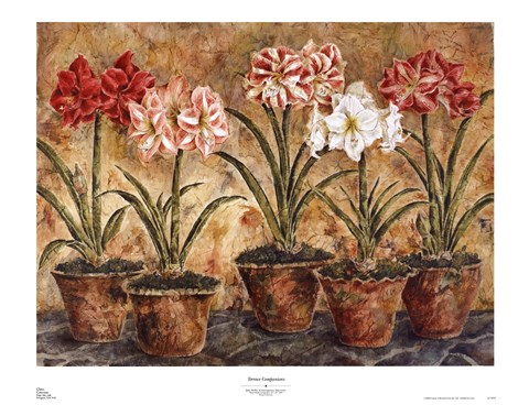 Framed Terrace Companions Print