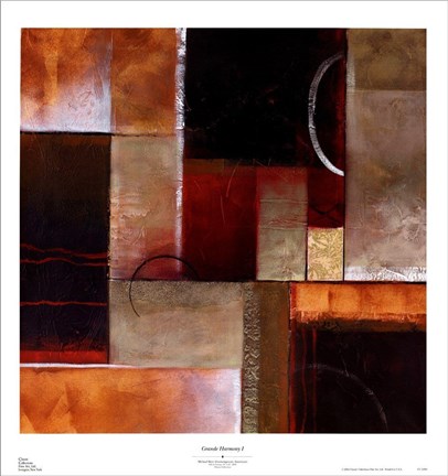 Framed Grande Harmony I Print