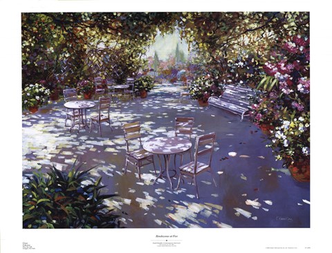 Framed Rendezvous At Five, Chandler Print