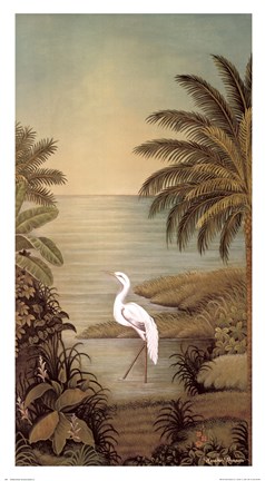 Framed Palmetto Passage II Print