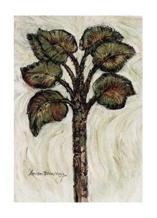 Framed Tropic Palm II Print