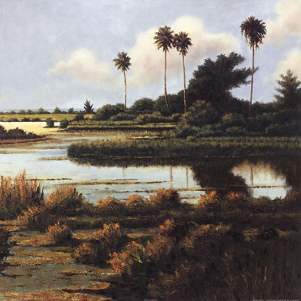 Framed Low Country Beach II Print