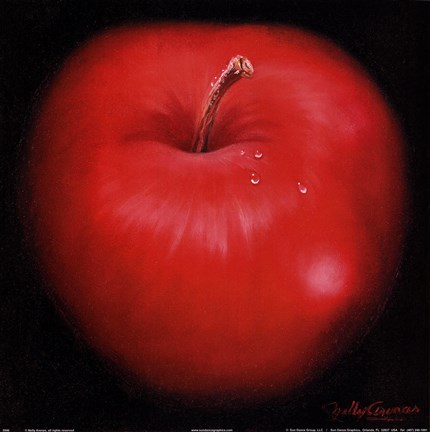 Framed Red Apple Print
